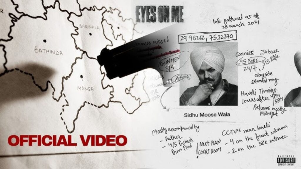 sidhu moose wala eyes on me